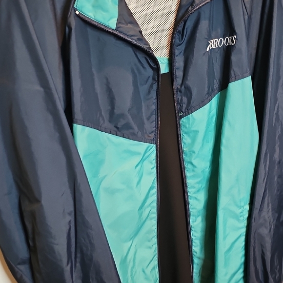 Brooks Navy and Aqua Jacket - Picture 4 of 7
